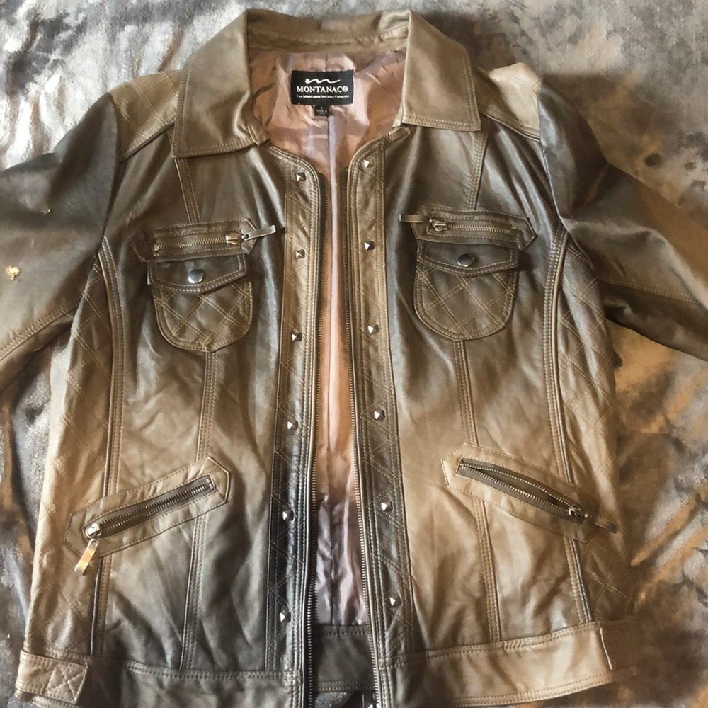 MONTANACO Leather jacket